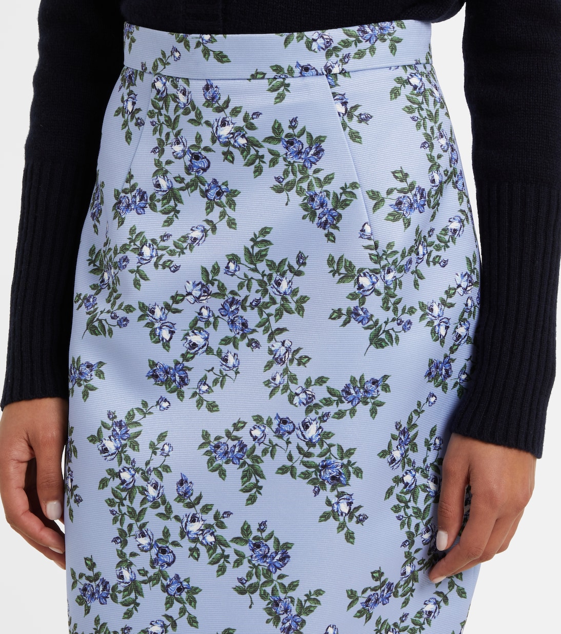 Bedruckter Midirock Lorelei | Emilia Wickstead