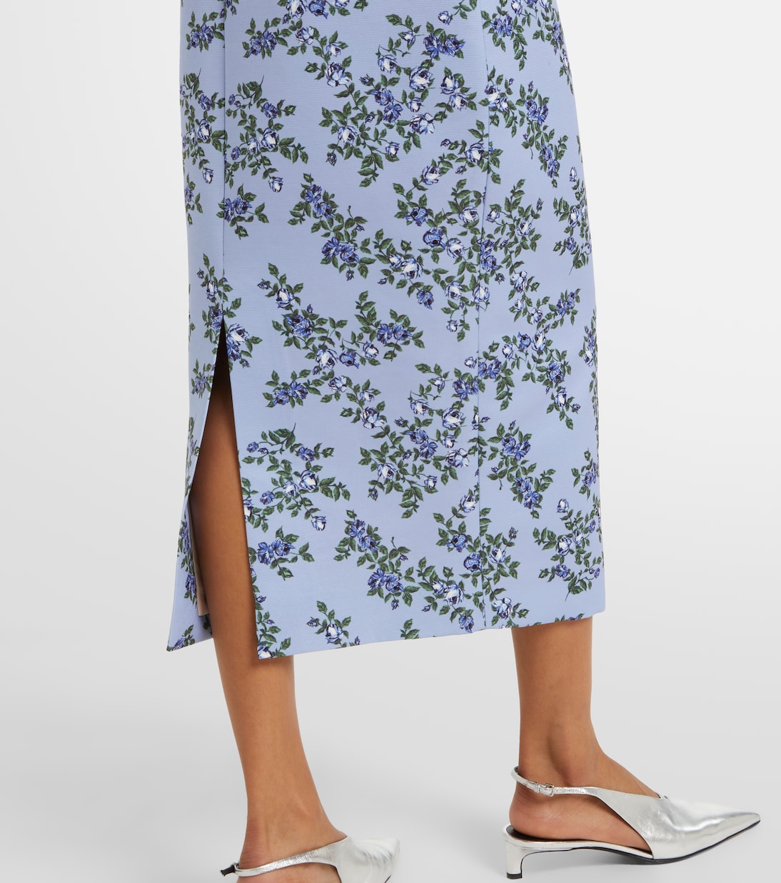 Bedruckter Midirock Lorelei | Emilia Wickstead