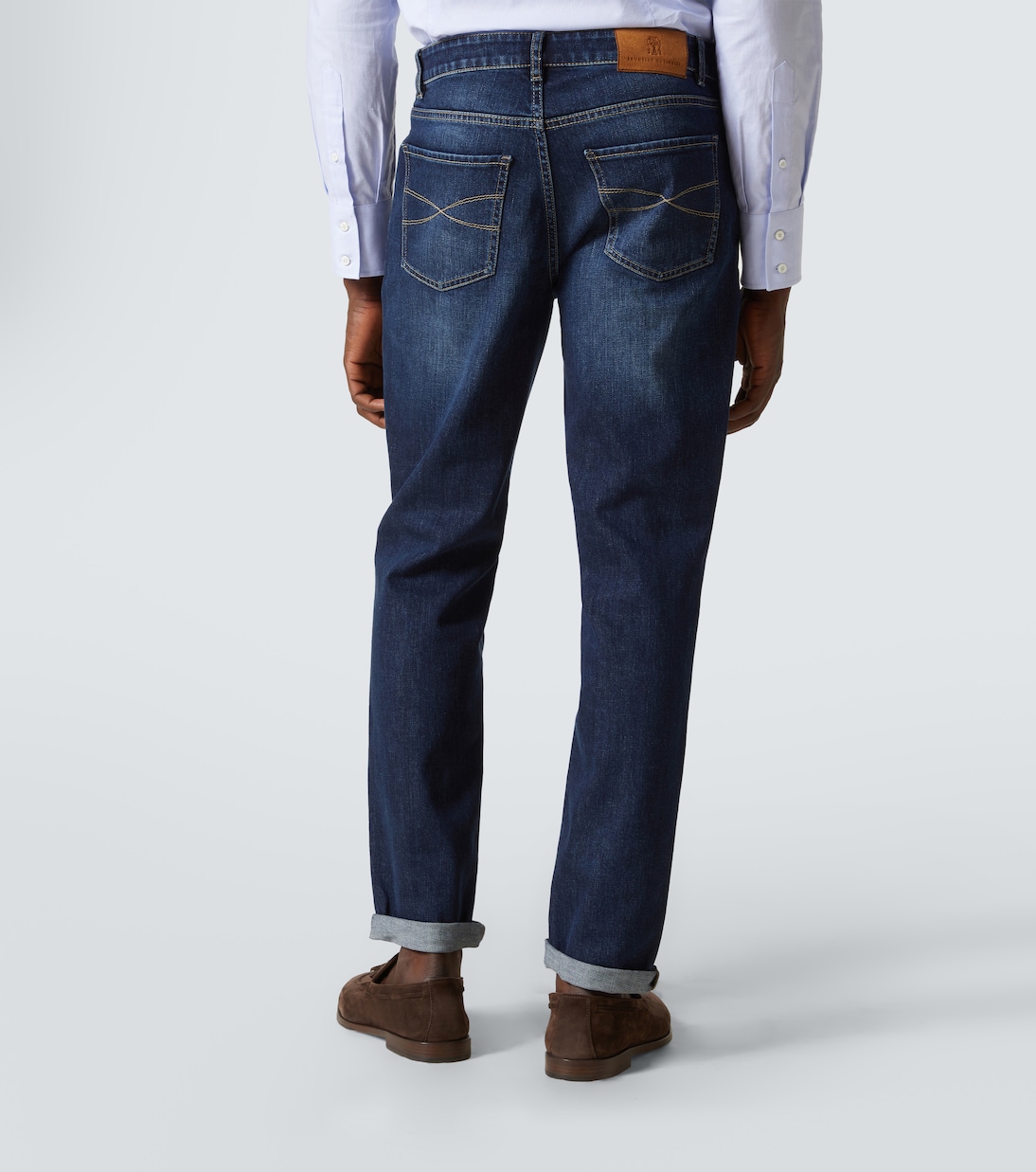 Traditional Fit 슬림 레그 진 | Brunello Cucinelli