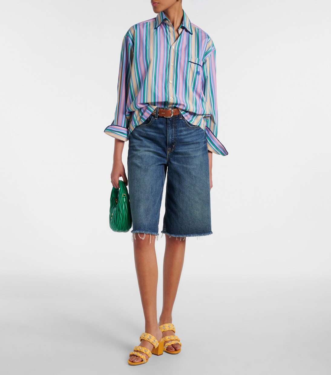 Sandalen Costiera 50 aus Raffiabast mit Kristallen | Aquazzura