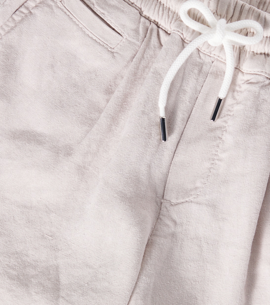 Dyed linen-blend Bermuda shorts | Brunello Cucinelli Kids