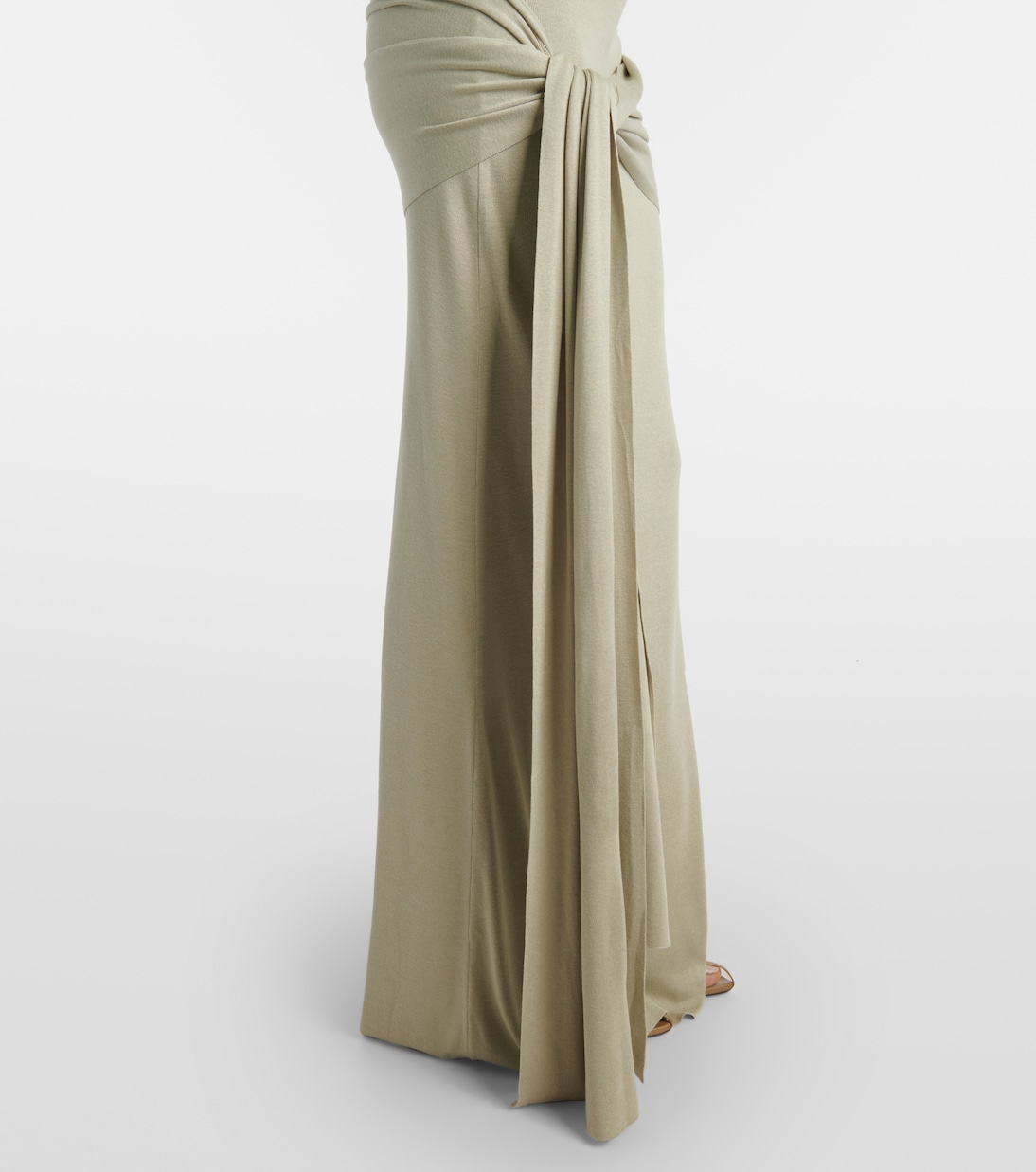 Robe longue Kora en soie mélangée | Aya Muse