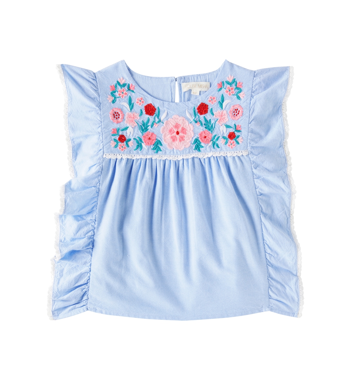 Mala cotton chambray top | Louise Misha