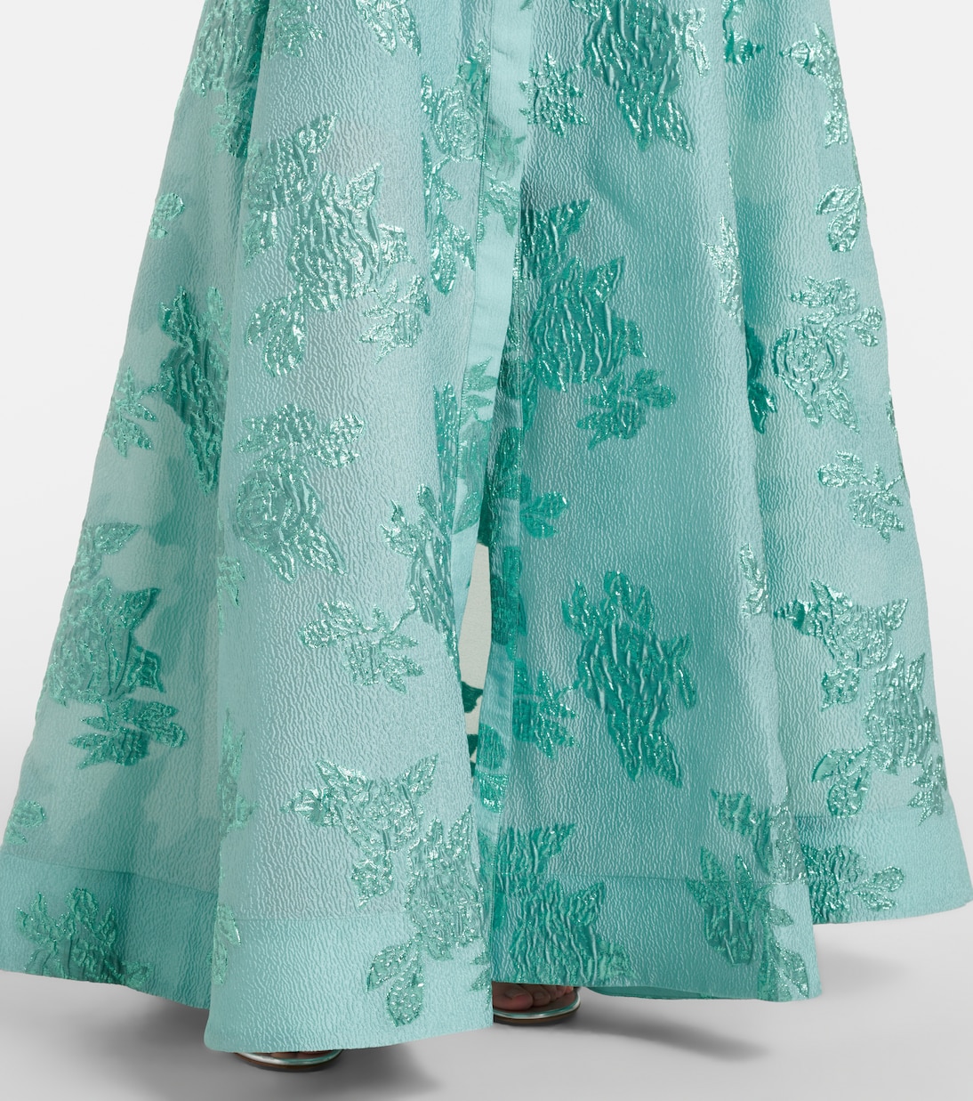 Benette belted brocade shirt dress | Rebecca Vallance