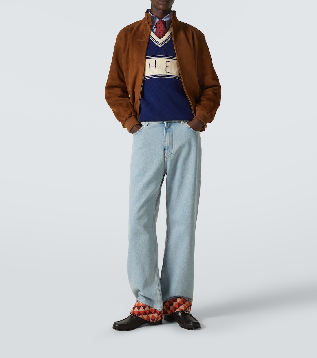 Chez Valentino羊毛与棉质毛衣  | Valentino