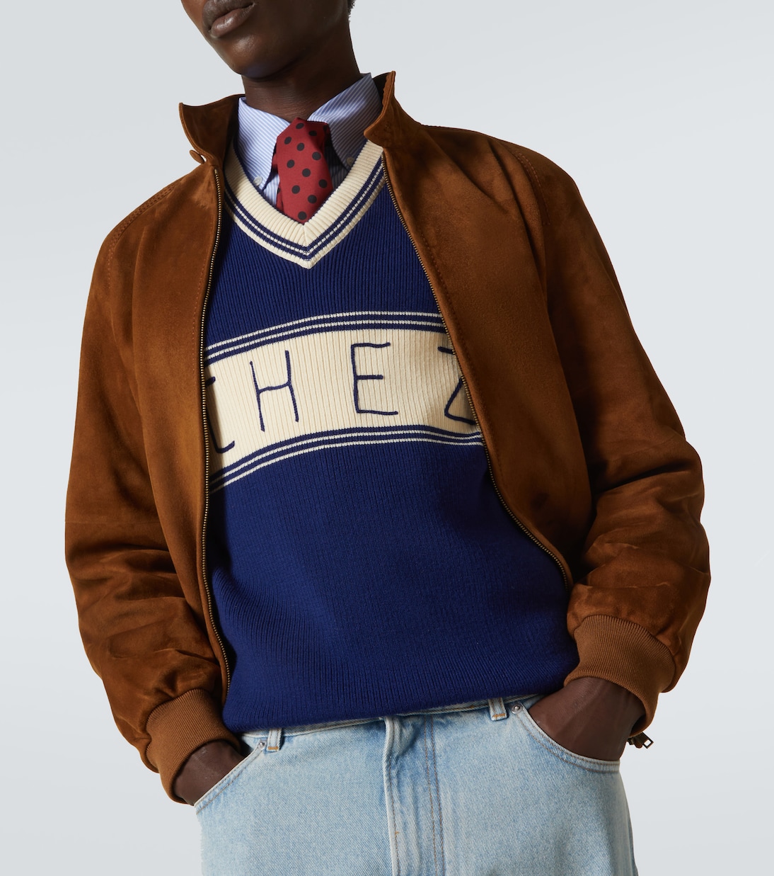 Chez Valentino羊毛与棉质毛衣  | Valentino