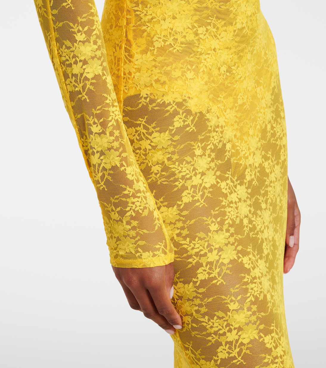 Robe longue en dentelle | Alex Perry