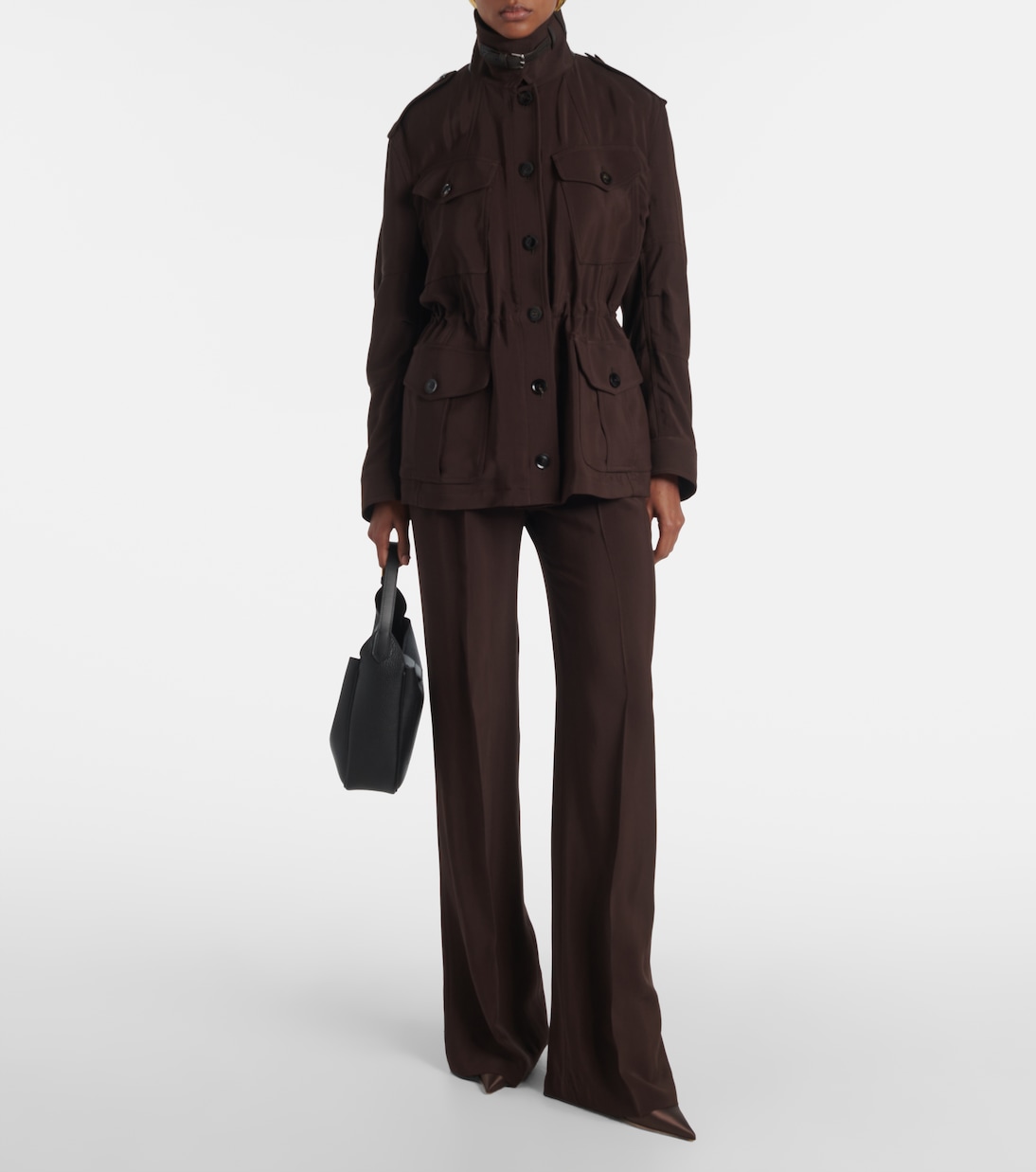 Feldjacke mit Leder | Tom Ford