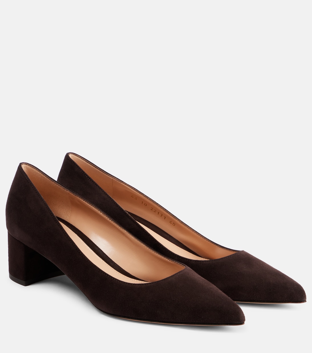 Piper 45 suede pumps | Gianvito Rossi