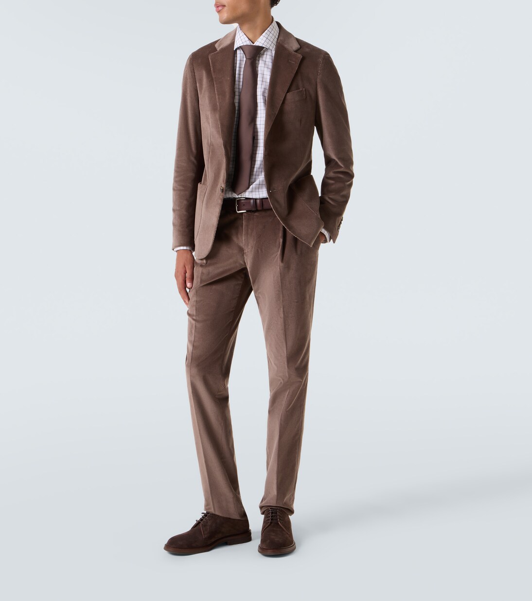 Cotton corduroy suit pants | Lardini