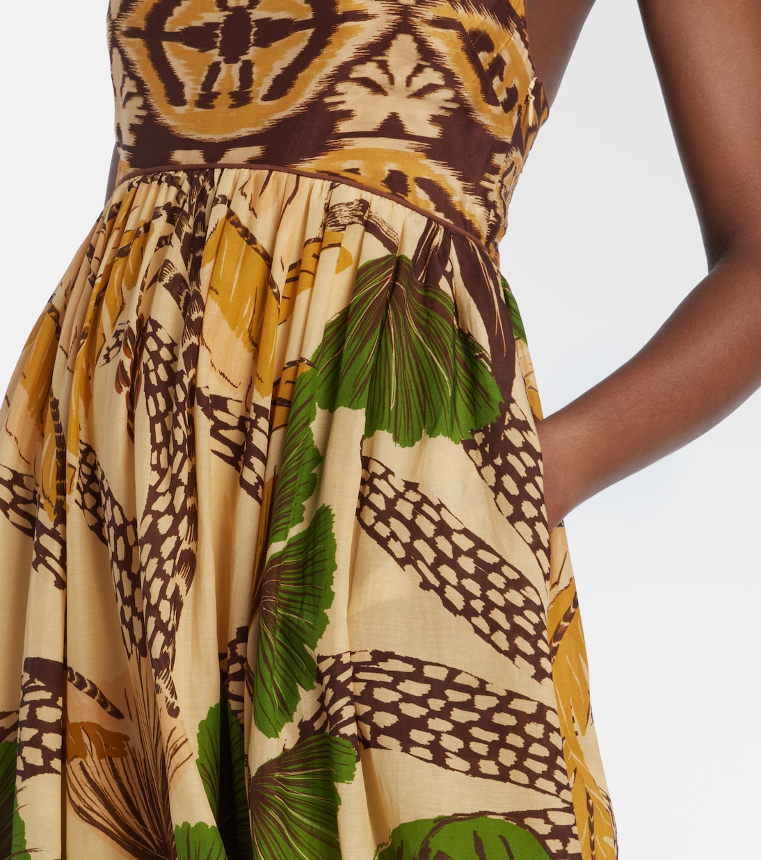 Maxikleid Folliage Sketch | Farm Rio