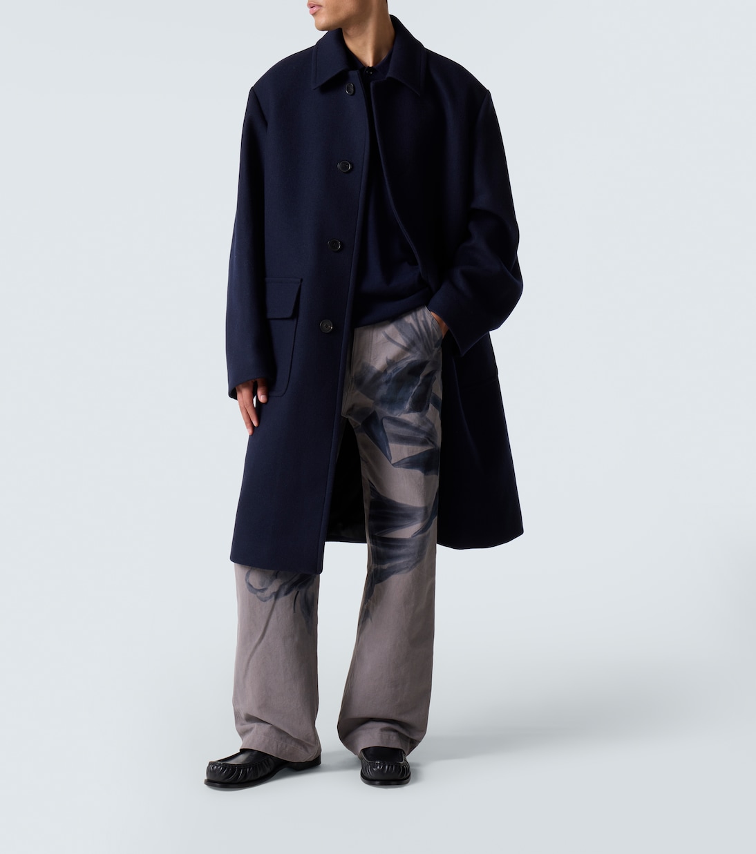 Mantel aus Twill | Dries Van Noten