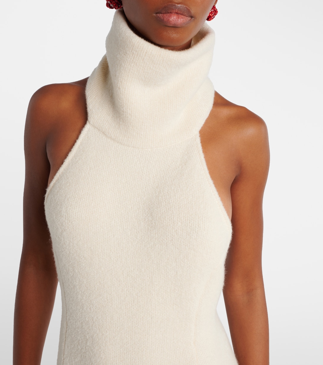 Abito lungo in lana, seta e cashmere | Magda Butrym