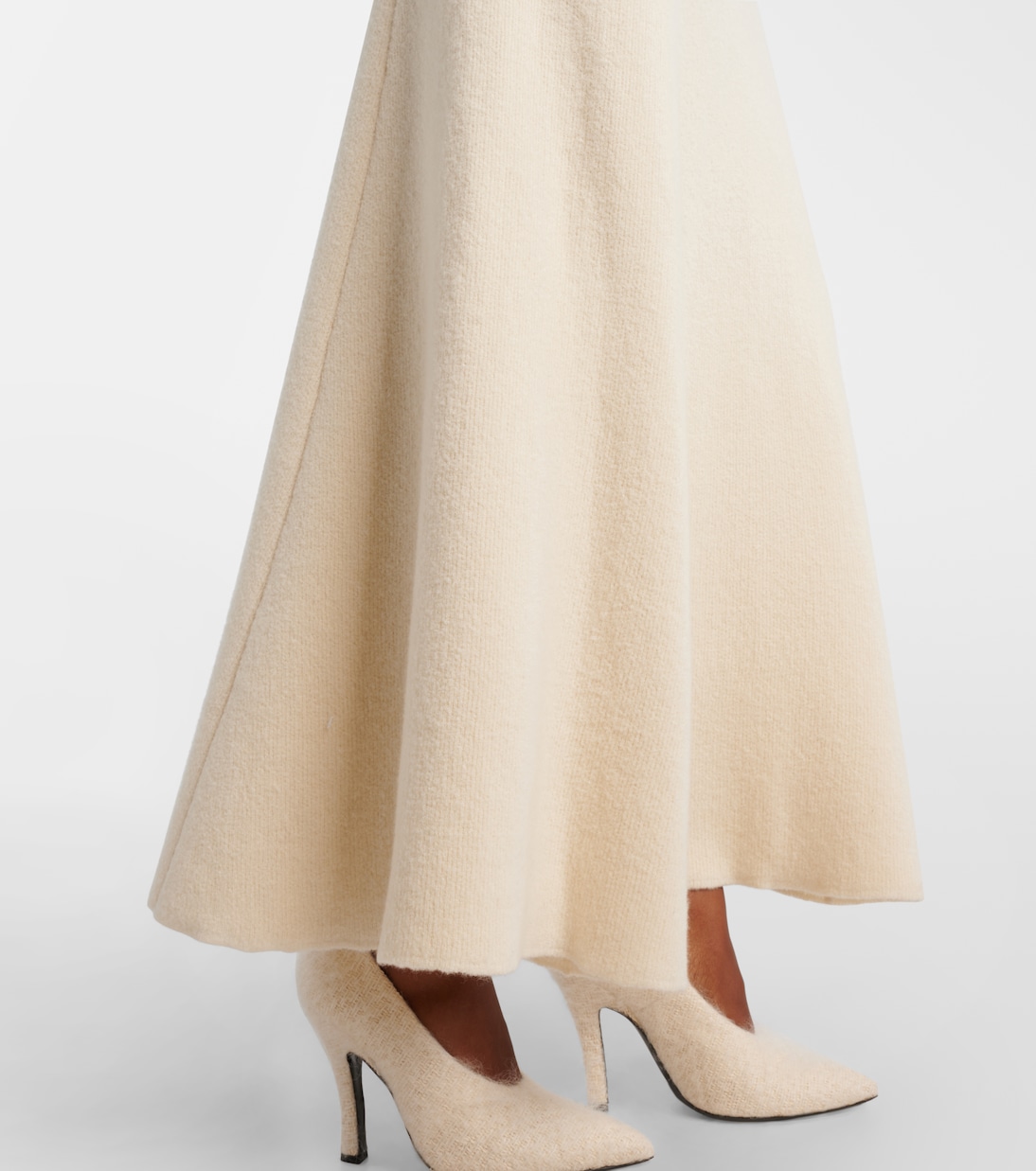 Abito lungo in lana, seta e cashmere | Magda Butrym