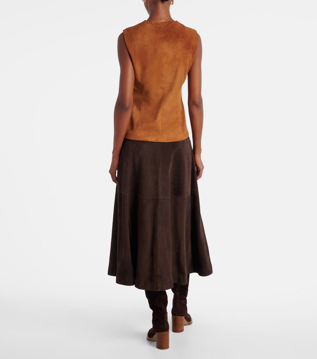 Weste Casino aus Veloursleder | Stouls