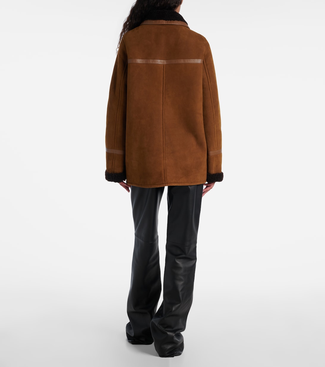 Reversible shearling coat | Yves Salomon