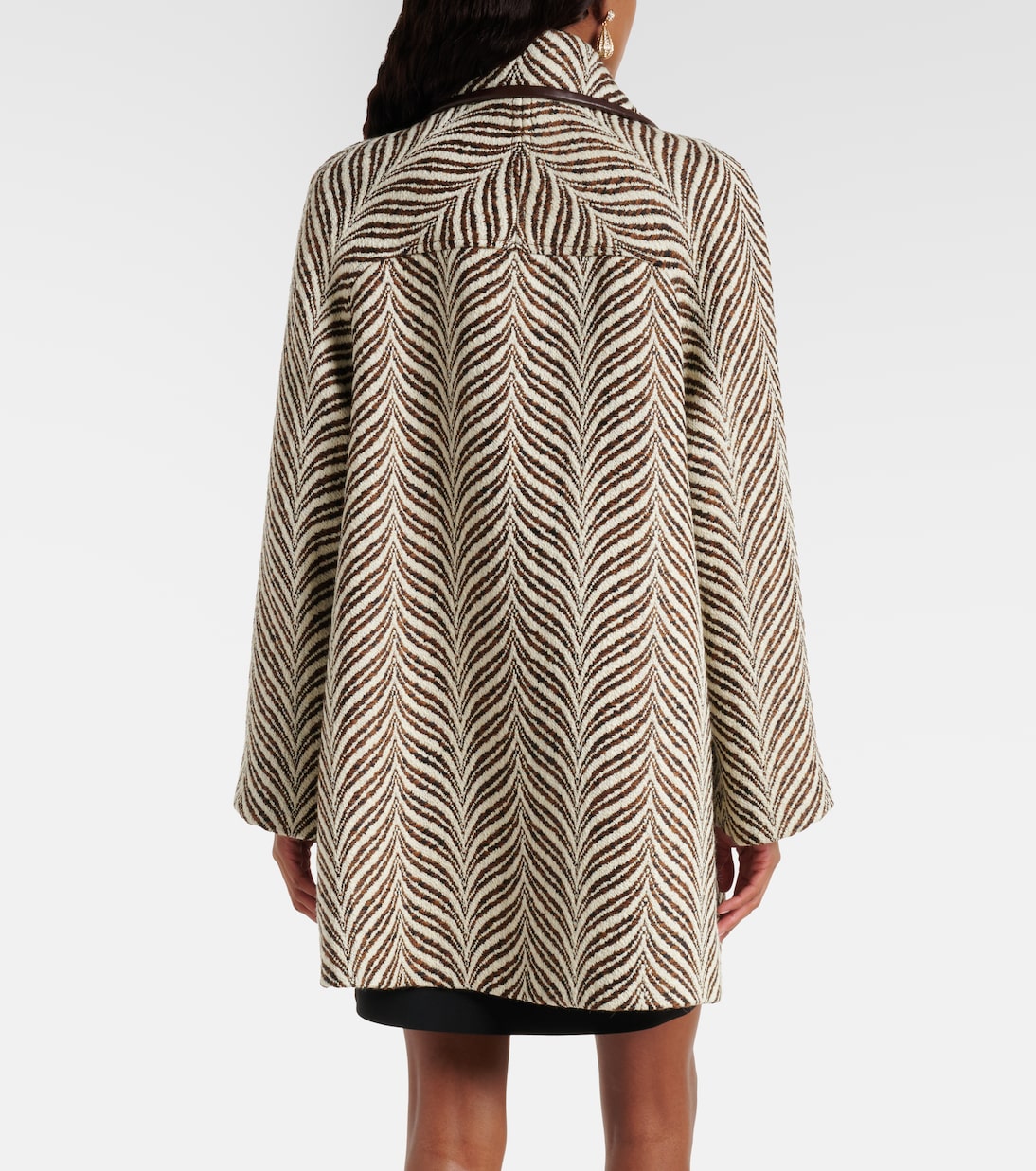 VGold wool and cashmere coat | Valentino