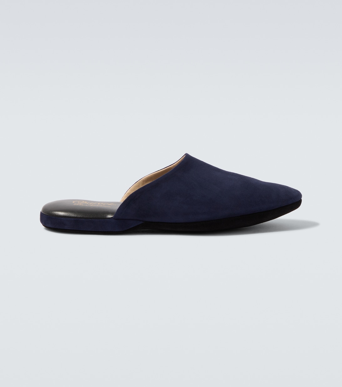 Leather-lined suede slippers | Charvet