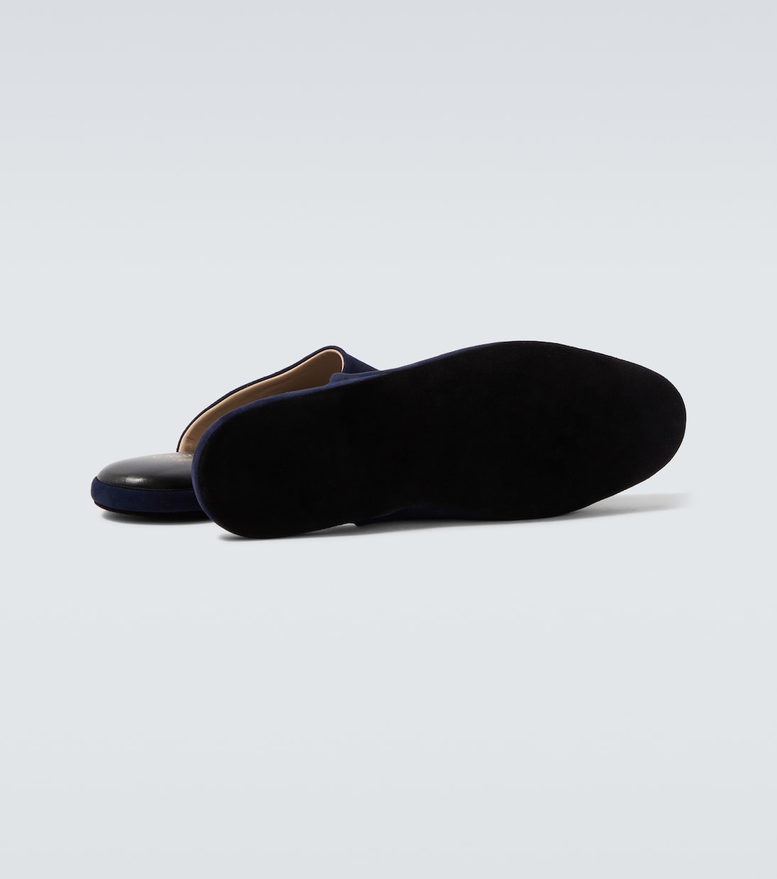 Leather-lined suede slippers | Charvet
