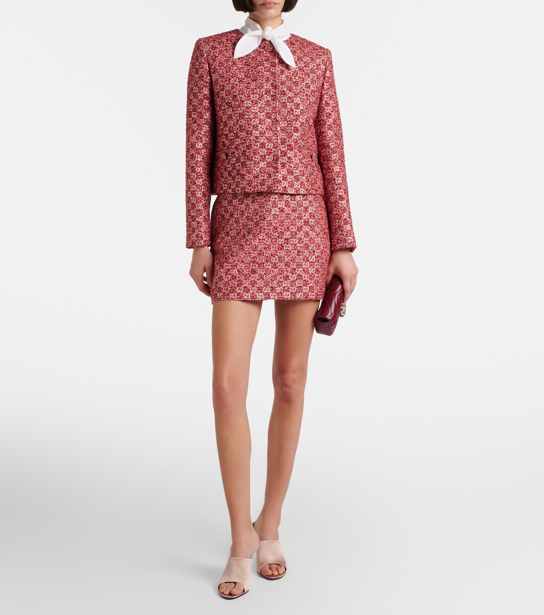 Veste GG en tweed lamé | Gucci