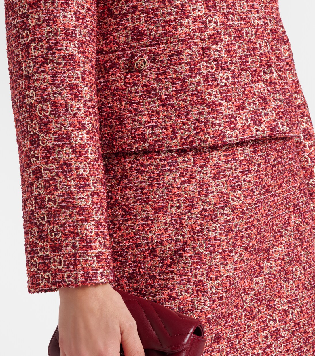 Veste GG en tweed lamé | Gucci
