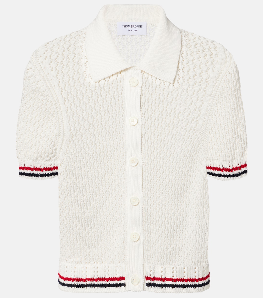Pointelle cotton top | Thom Browne