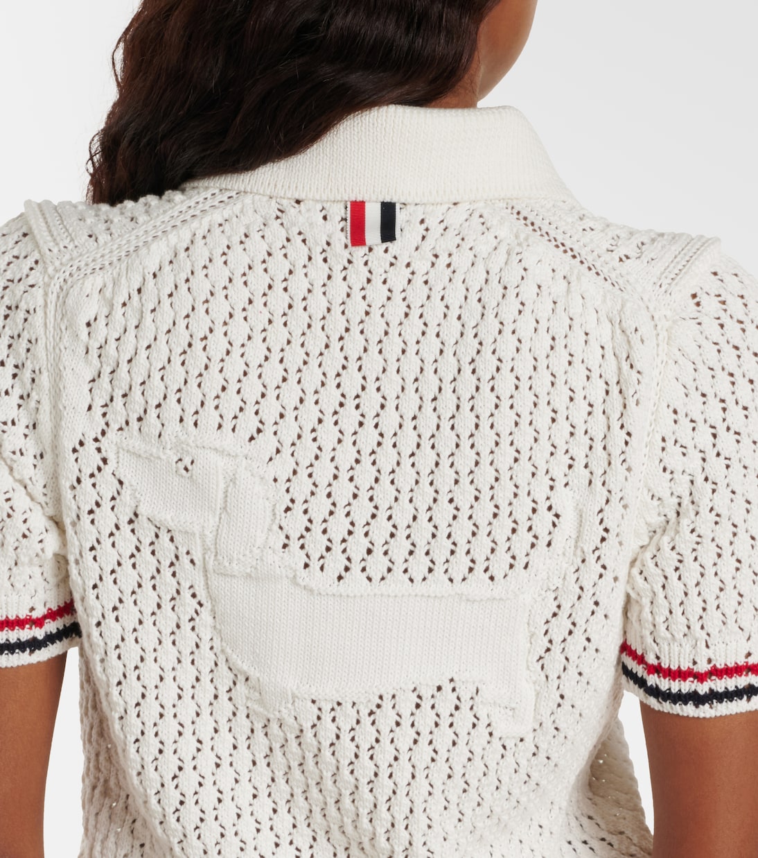 Pointelle cotton top | Thom Browne