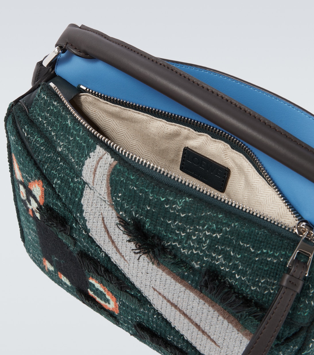 x Louis Wain - Borsa Puzzle Futurist Cat | Loewe