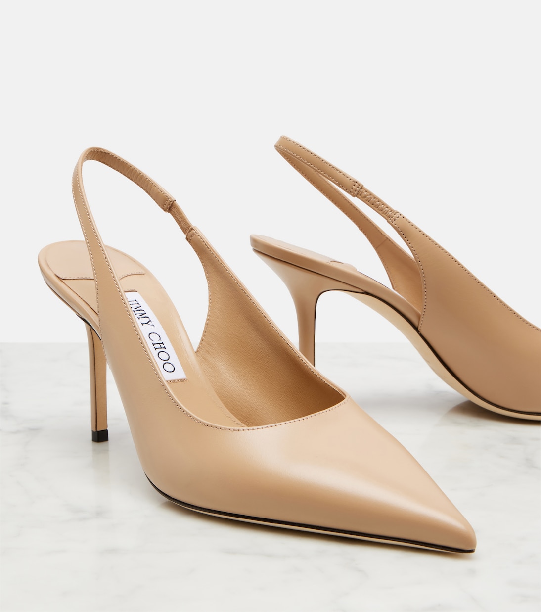 Love 레더 슬링백 펌프스 | Jimmy Choo