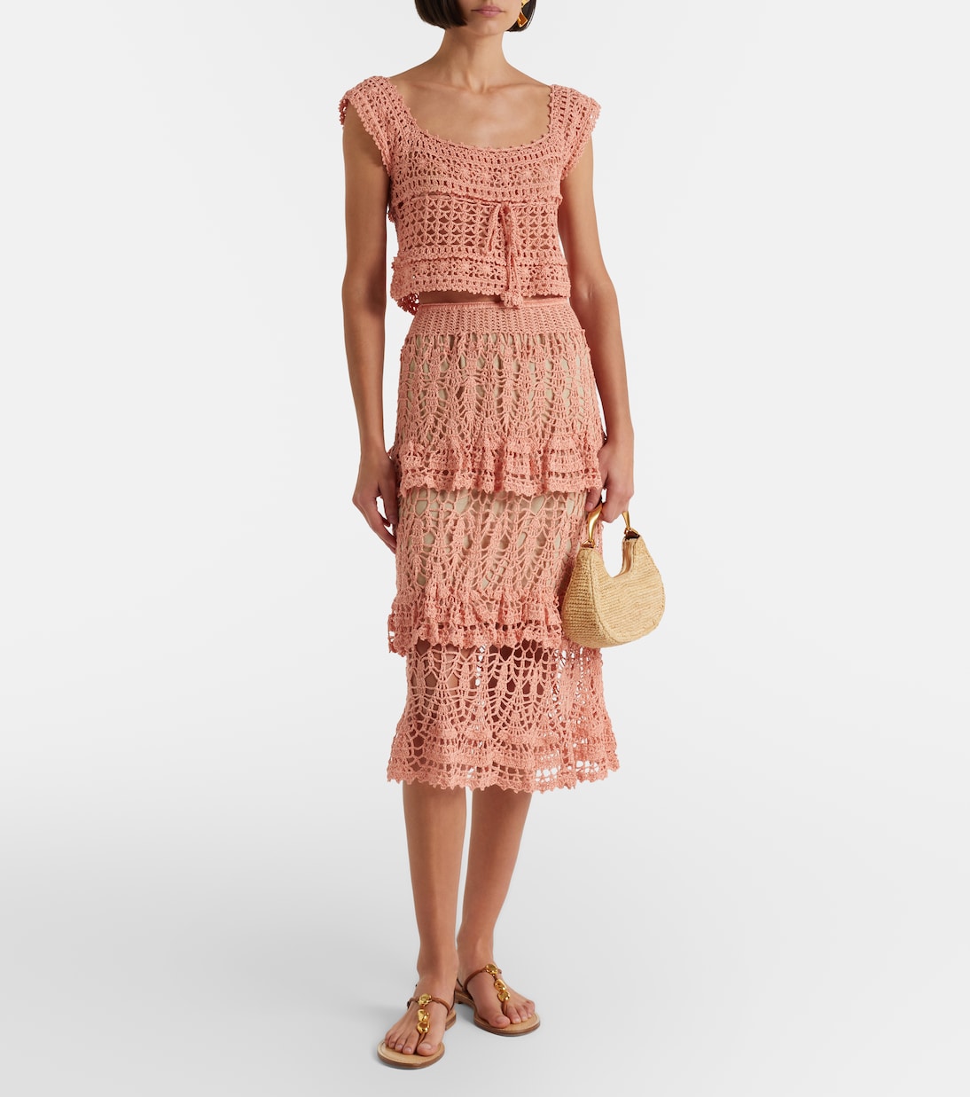 Cropped-Top Deauville aus Häkelstrick | Anna Kosturova