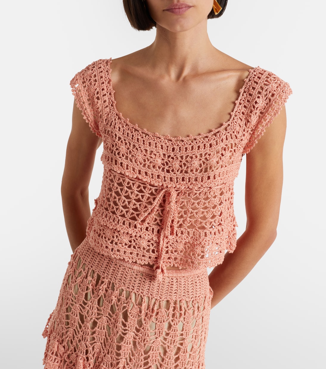 Cropped-Top Deauville aus Häkelstrick | Anna Kosturova