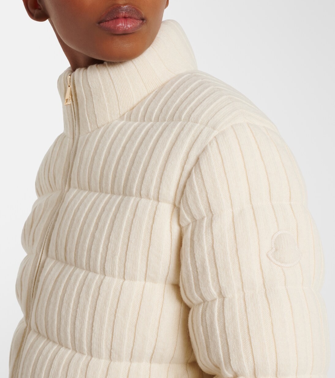 Wool and cashmere down jacket | Moncler