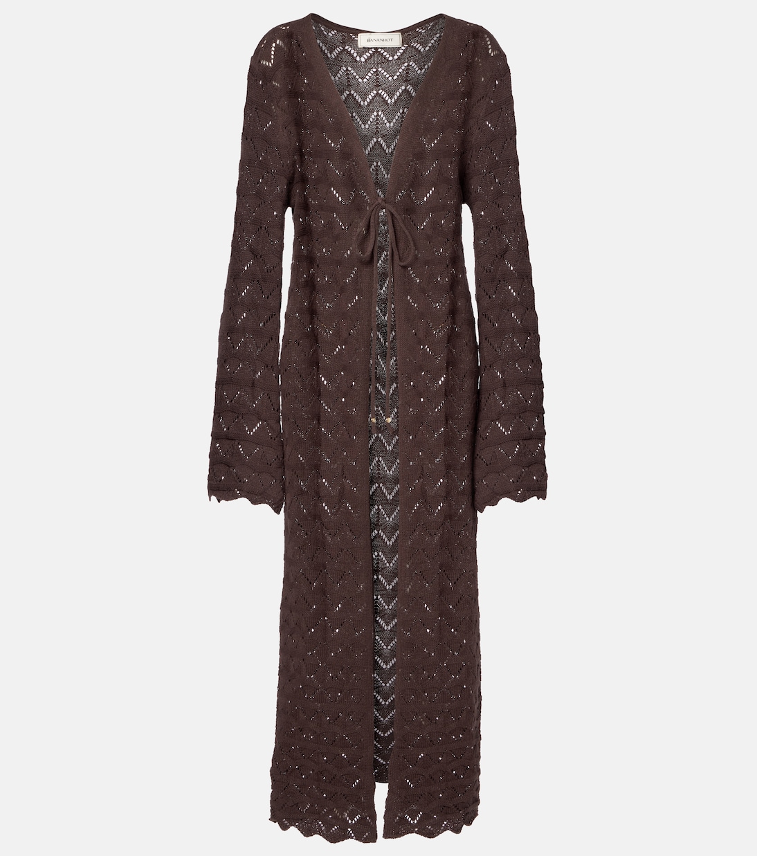 Boha pointelle cotton-blend beach cover-up | Bananhot