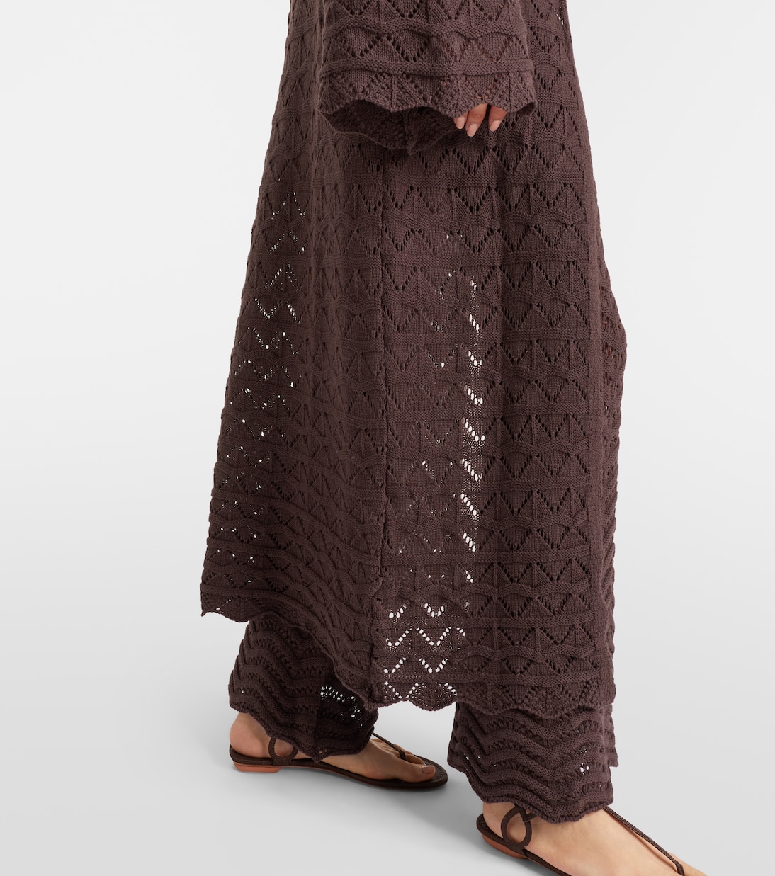 Boha pointelle cotton-blend beach cover-up | Bananhot