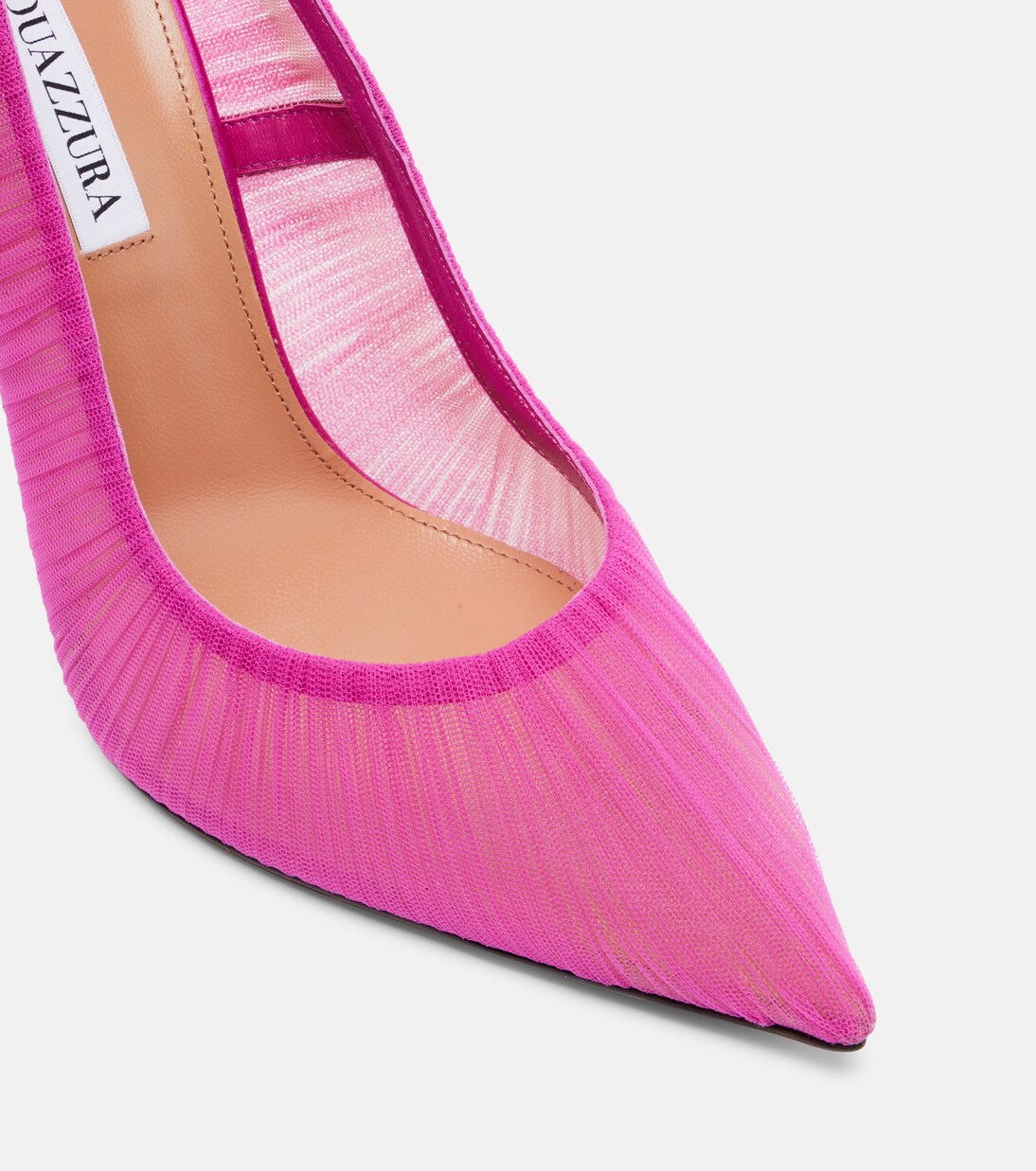 Escarpins Voile 105 en tulle et satin | Aquazzura