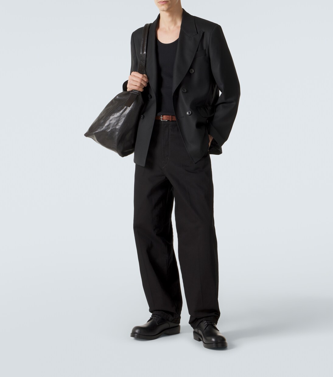 Cotton and linen tank top | Lemaire