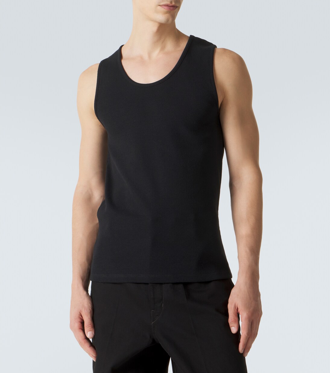 Cotton and linen tank top | Lemaire