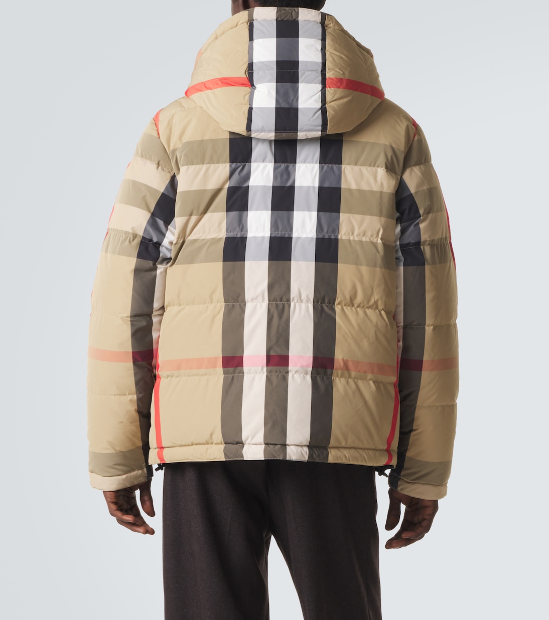 Burberry Check reversible hooded down jacket | Burberry