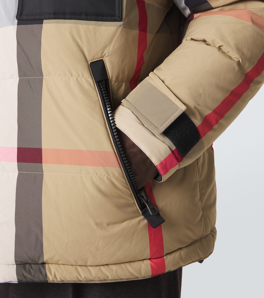 Burberry Check reversible hooded down jacket | Burberry