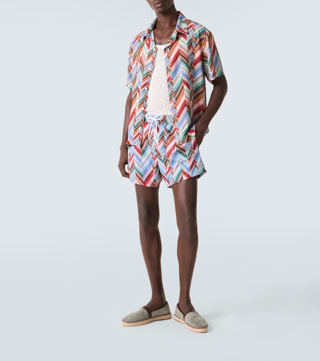 Zigzag bowling shirt | Missoni