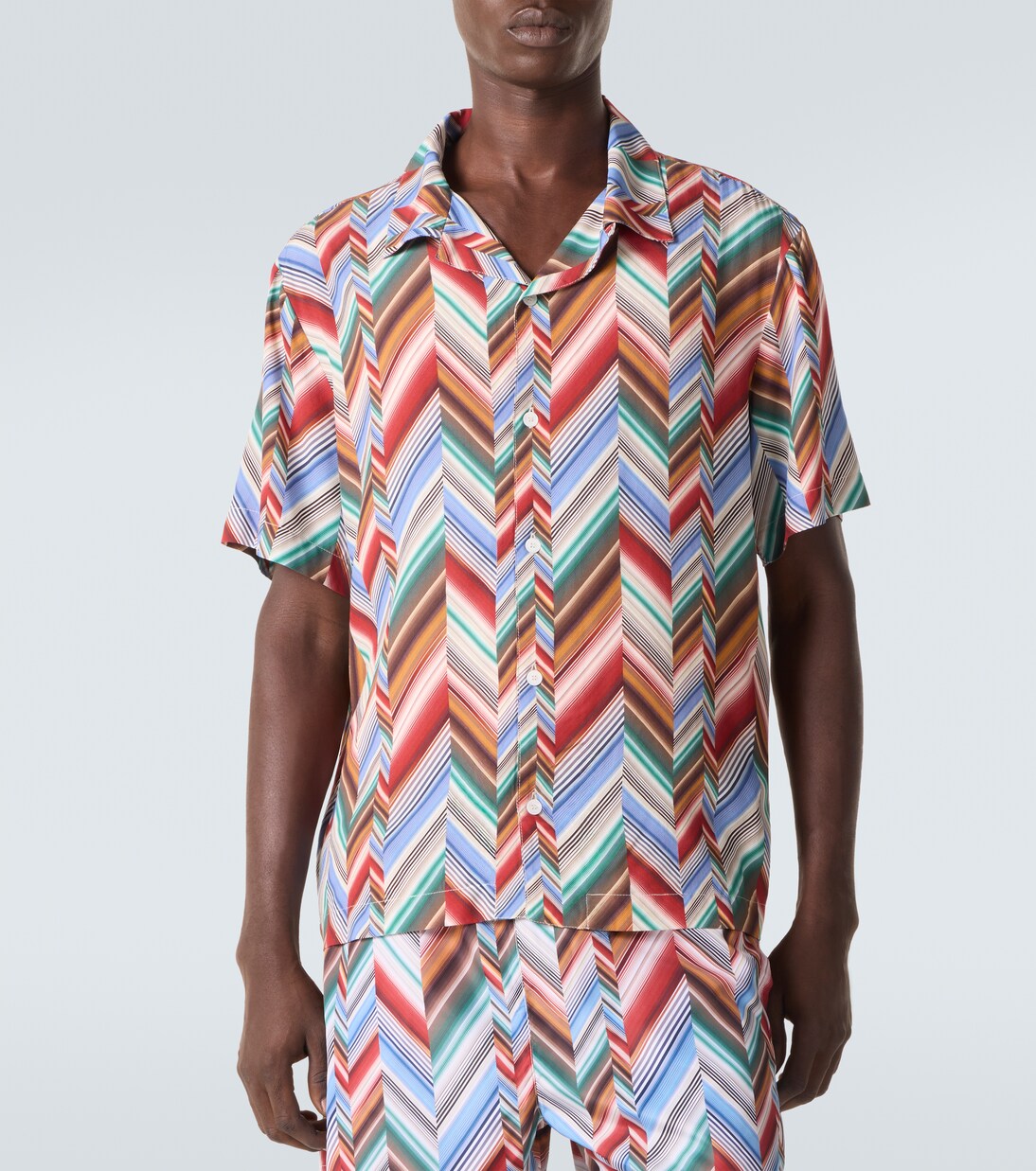 Zigzag bowling shirt | Missoni