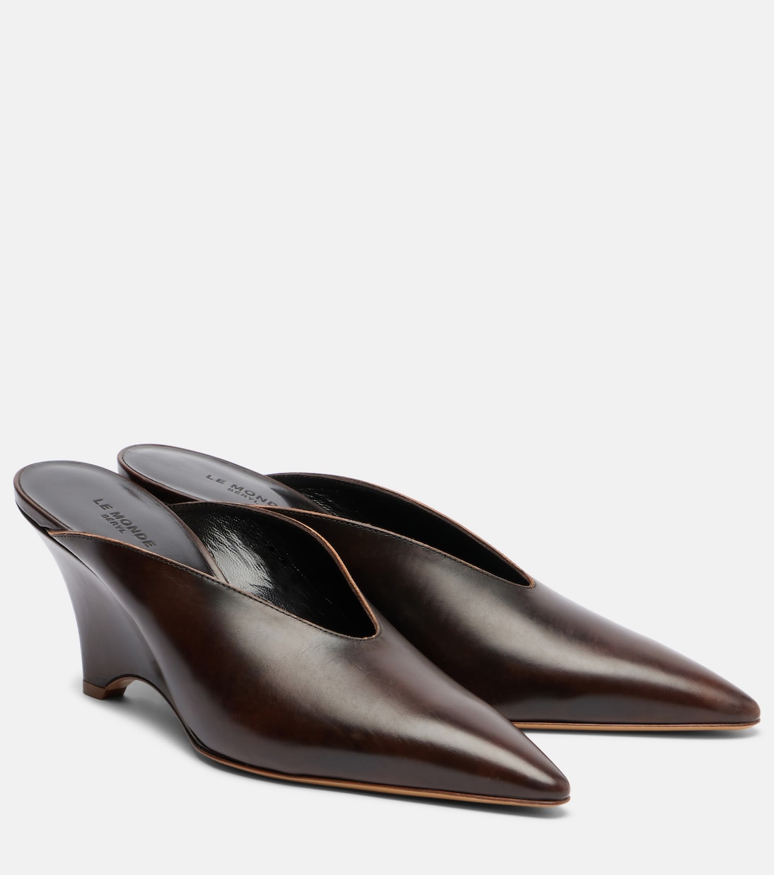 Victoria 70 leather wedges | Le Monde Béryl