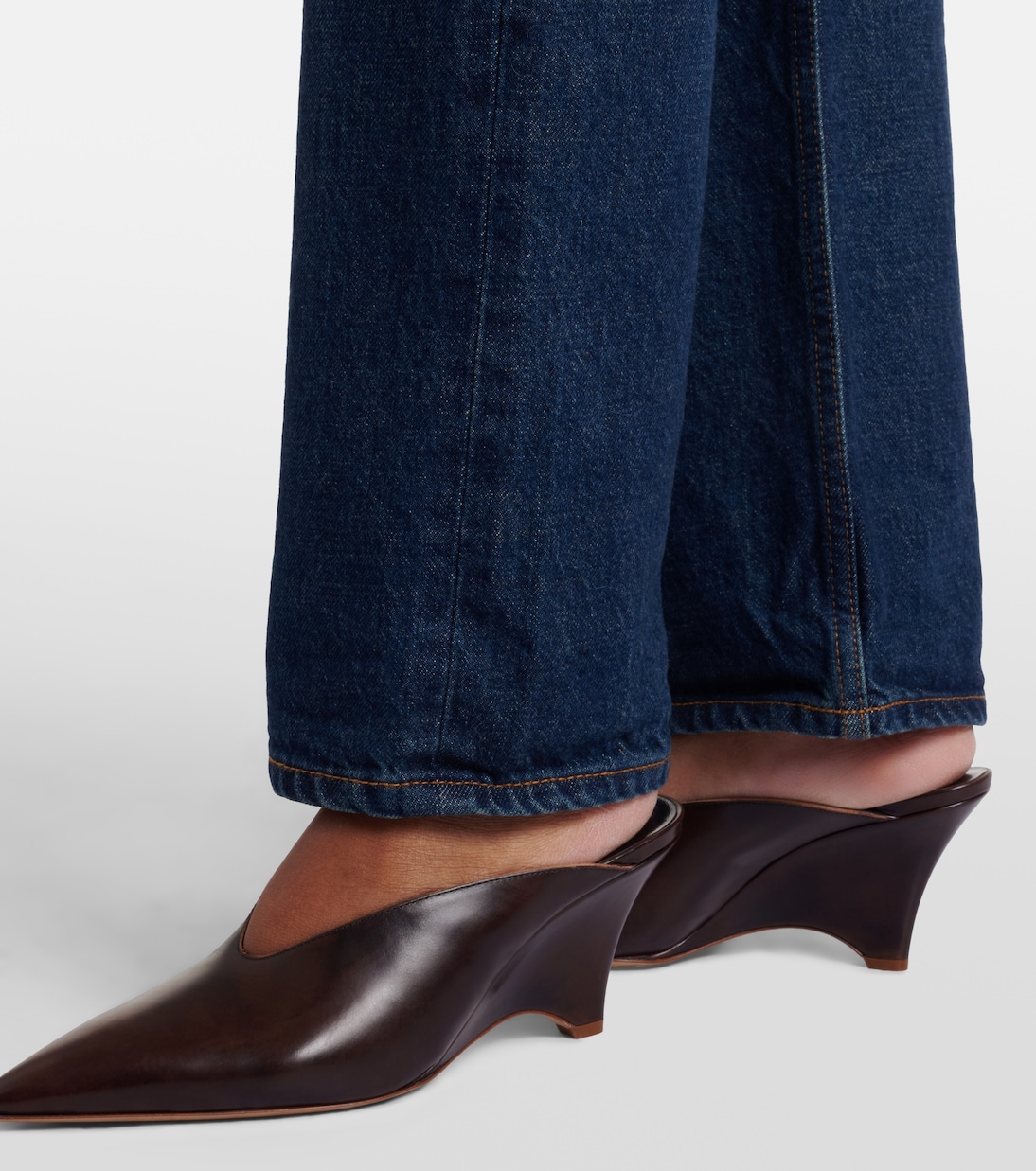 Victoria 70 leather wedges | Le Monde Béryl