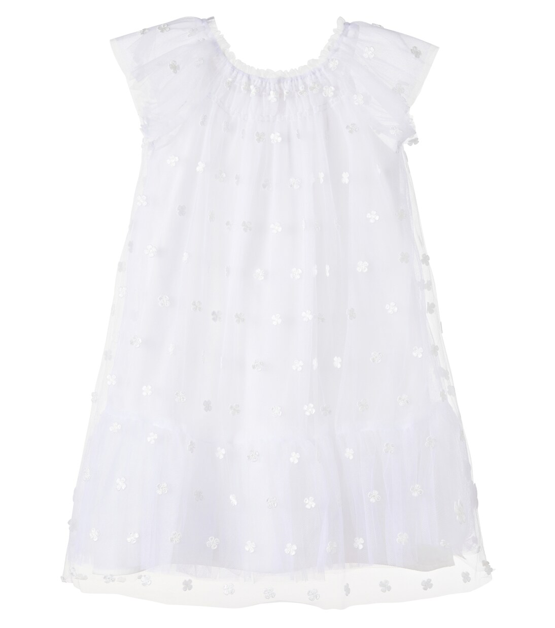 Robe Lisabeth brodée en tulle | Bonpoint