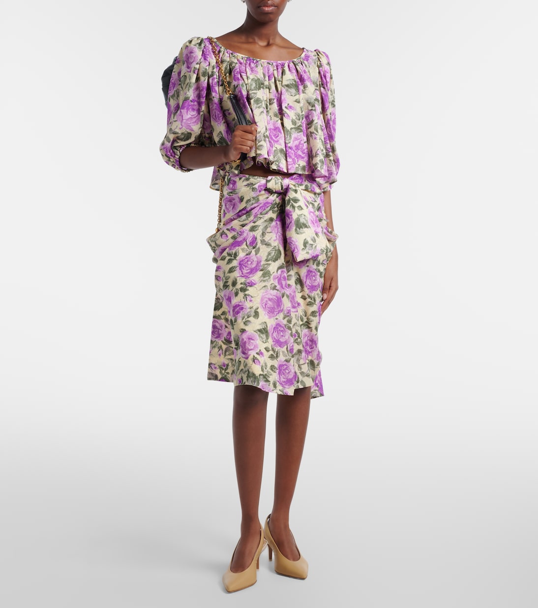 Midirock aus Seide | Chloé