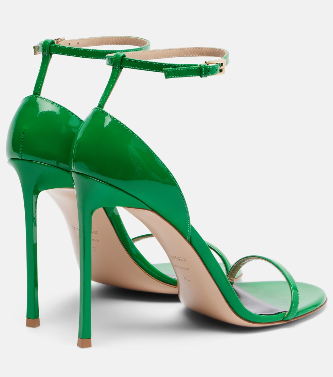 Vertigo patent leather sandals | Tom Ford