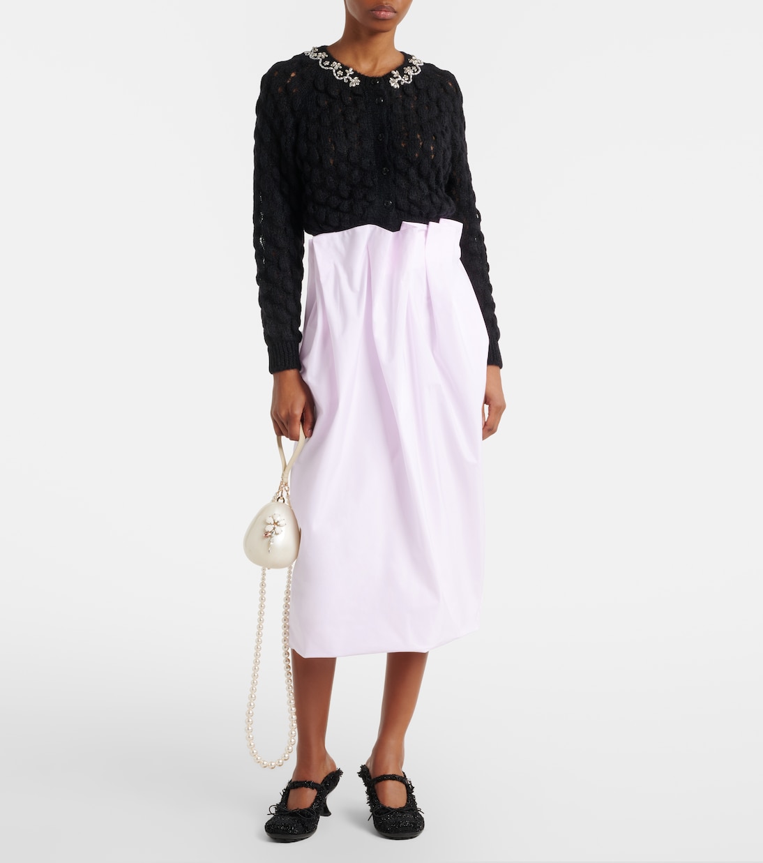 Hare Pearl Egg embellished clutch | Simone Rocha