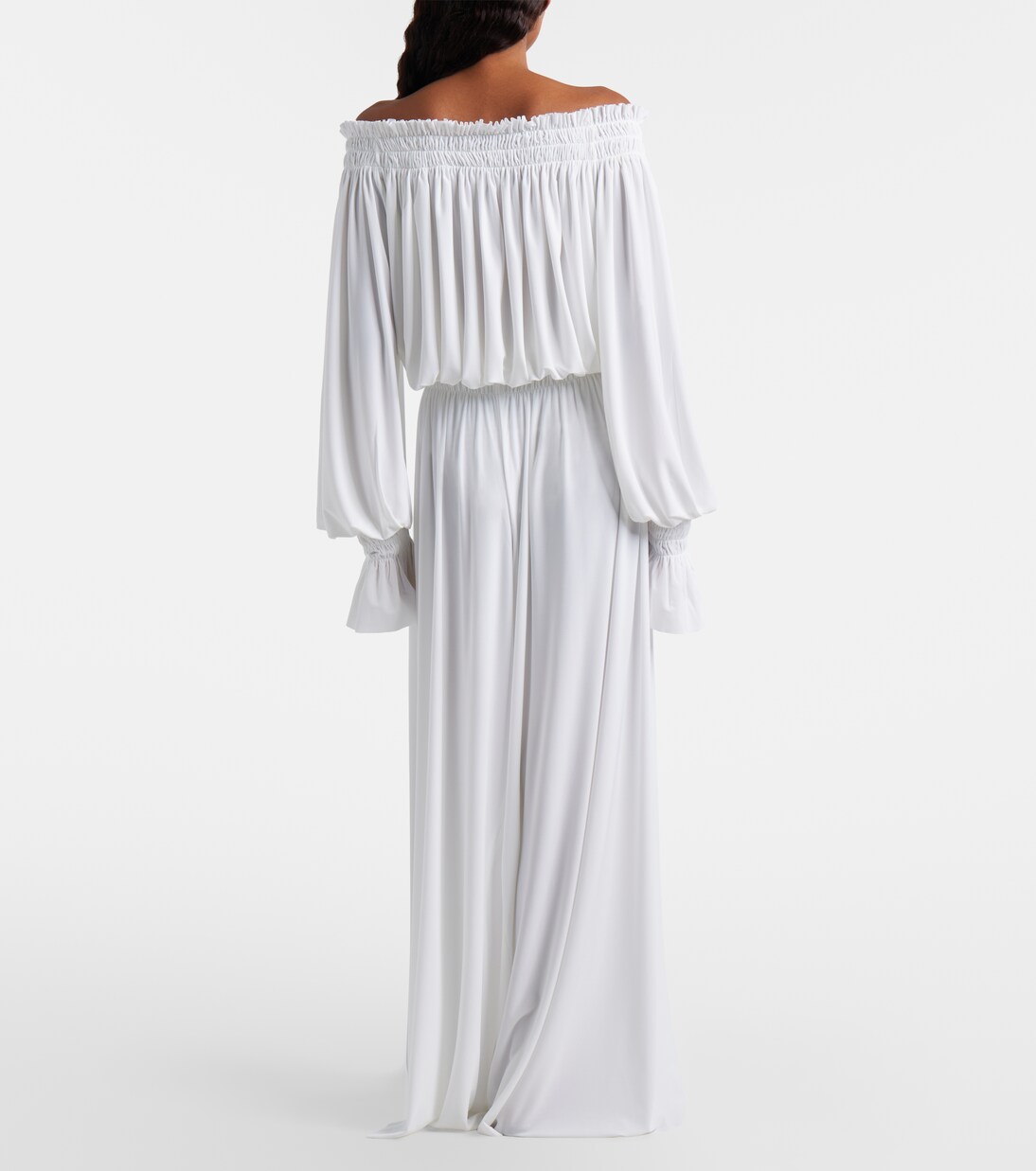 Gathered wide-leg pants | Norma Kamali