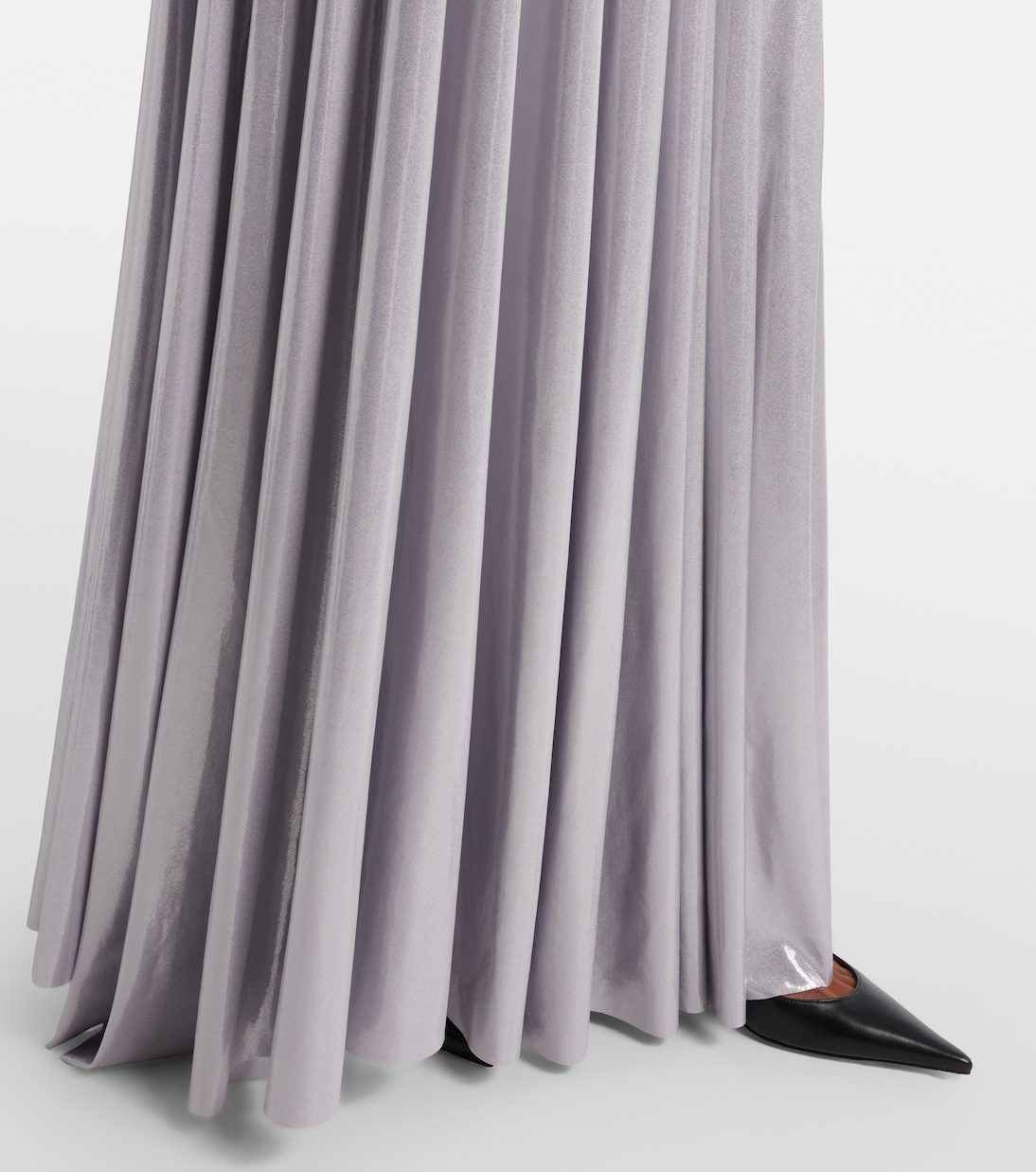 Robe longue à encolure bardot | Norma Kamali