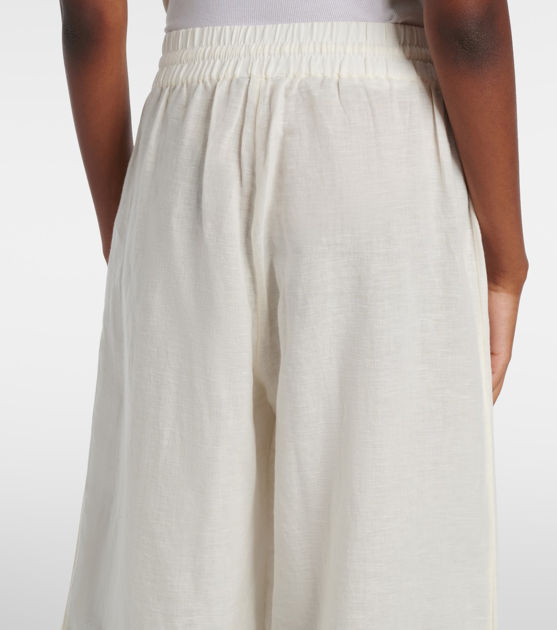 Pantalon ample raccourci en lin et coton | Polo Ralph Lauren